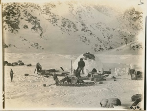 Image: Snow house- camp at Cape Isabella